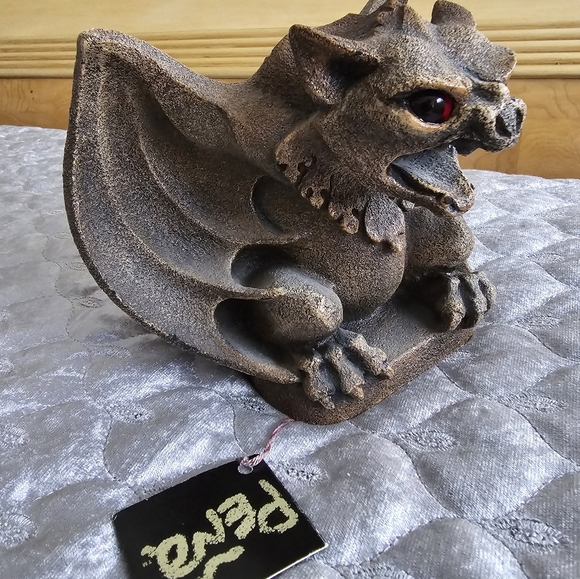 Windstone Editions Vampire Bat Gargoyle RARE - Picture 3 of 5